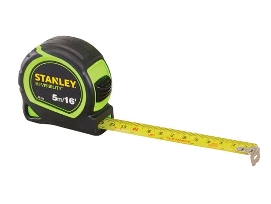 Tylon Hi-Viz Pocket Tape 5m/16ft (Width 25mm), STANLEY®