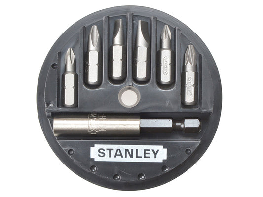 Slotted/Phillips/Pozidriv Insert Bit Set, 7 Piece, STANLEY®