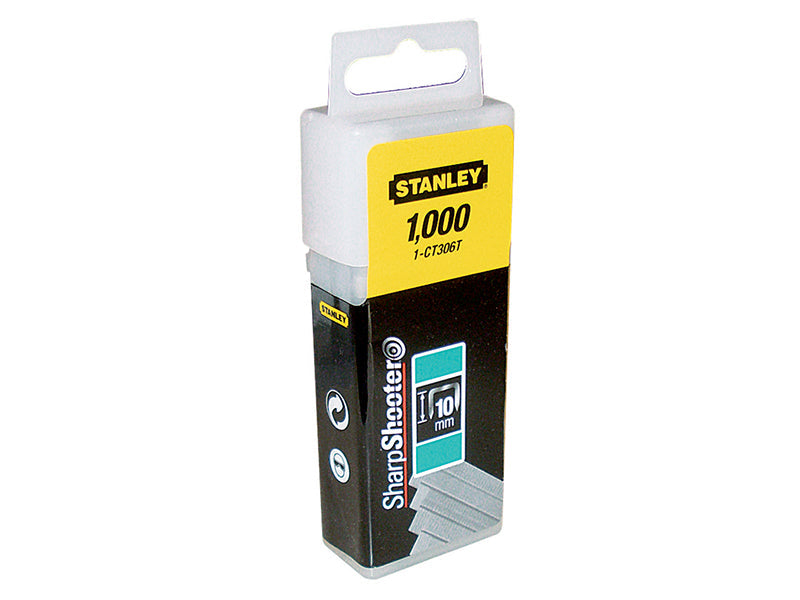 Flat Narrow Crown Staples 8mm CT305T (Pack 1000), STANLEY®