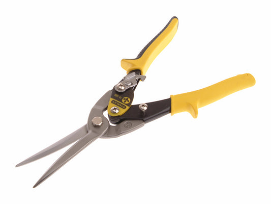 Yellow Long Aviation Snips Straight Cut 300mm (12in), STANLEY®