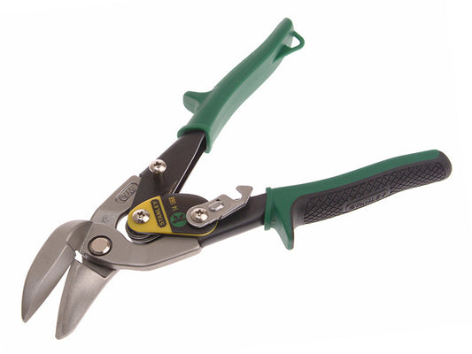 Green Offset Aviation Snips Right Cut 250mm (10in), STANLEY®