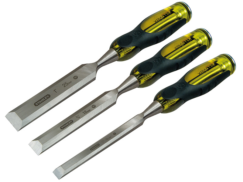 FatMax® Bevel Edge Chisel with Thru Tang Set, 3 Piece, STANLEY®