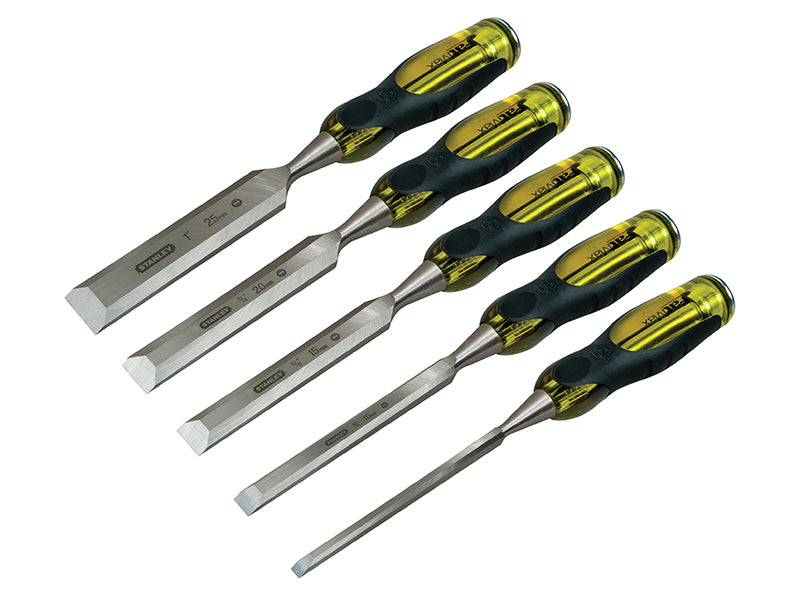 FatMax® Bevel Edge Chisel with Thru Tang Set, 5 Piece, STANLEY®