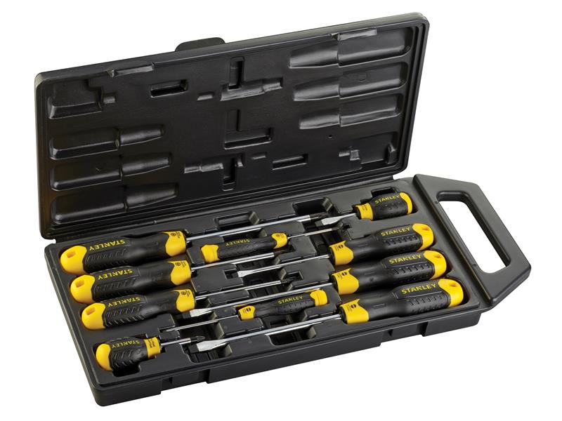 Cushion Grip Screwdriver Set, 10 Piece, STANLEY®