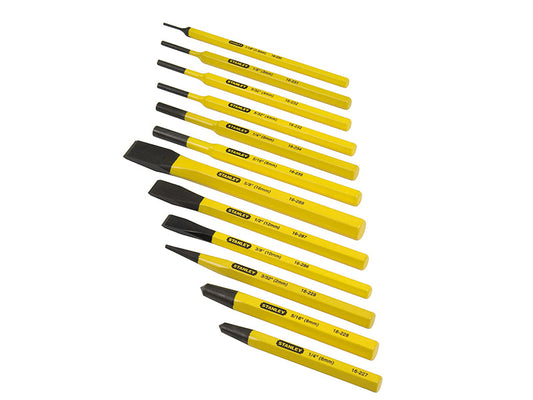 Punch & Chisel Set, 12 Piece, STANLEY®