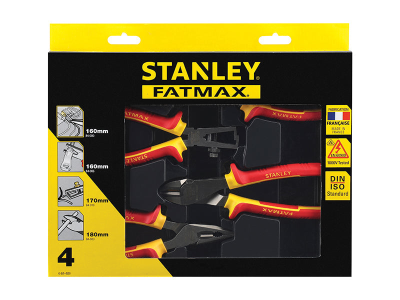 FatMax® VDE Pliers Set, 4 Piece, STANLEY®