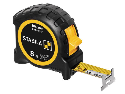 BM 300 Robust Pocket Tape 8m/26ft (Width 27mm), Stabila