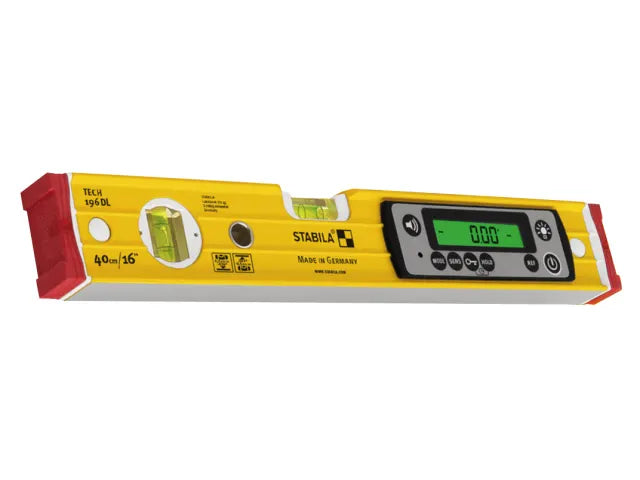 TECH 196 DL Digital Spirit Level 40cm, Stabila