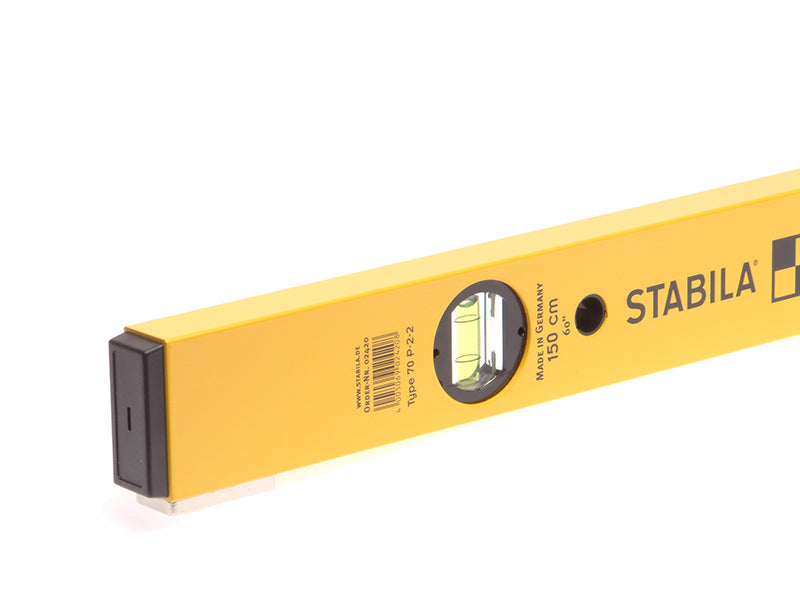 70P-2 Double Plumb 4 Vial Spirit Level 02420 150cm, Stabila