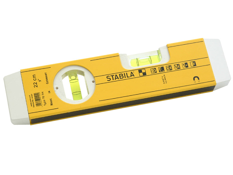 70TM Torpedo Level 22cm Magnetic Base, Stabila