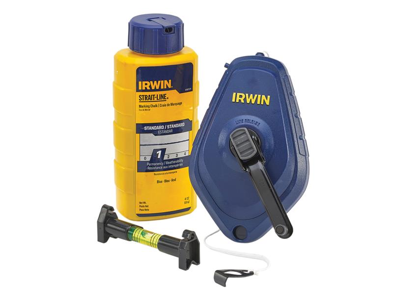 Chalk Line, Chalk & Level Set, IRWIN® STRAIT-LINE®