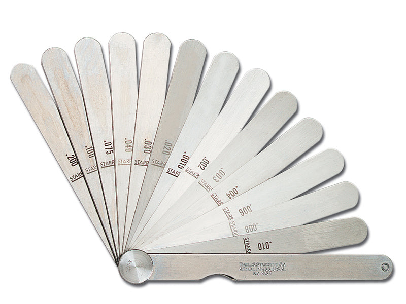 467M Feeler Gauge 13 Piece Set 0.04-5mm, Starrett