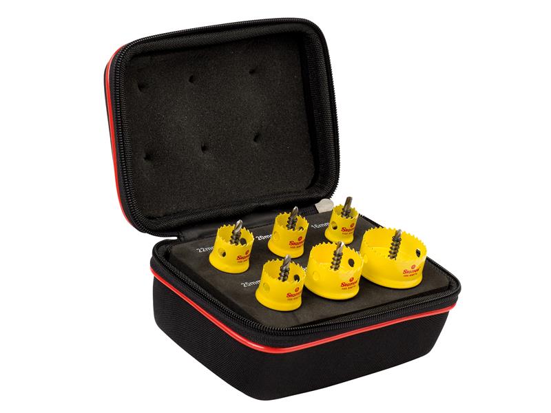 Cordless Smooth Cut Bi-Metal Holesaw Kit, 6 Piece, Starrett