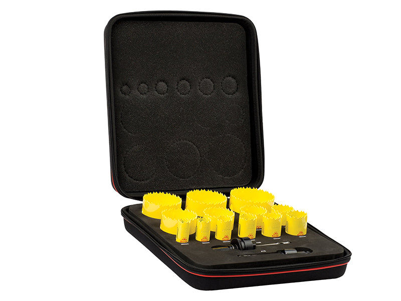 KDC13021 Deep Cut Bi-Metal Universal Holesaw Kit, 15 Piece, Starrett