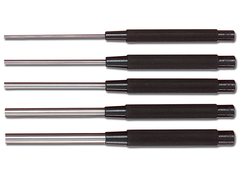 S248PC Long Pin Punch Set 5 Piece, Starrett