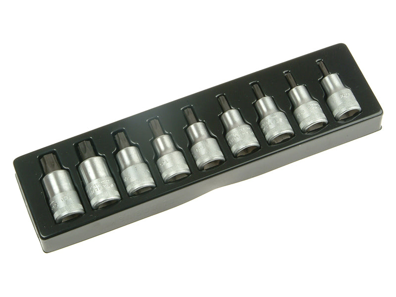 TORX Socket Set of 9 1/2in Drive, Stahlwille