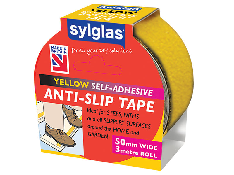 Anti-Slip Tape 50mm x 3m Yellow, Sylglas