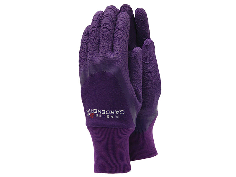 TGL272S Master Gardener Ladies' Aubergine Gloves - Small, Town & Country