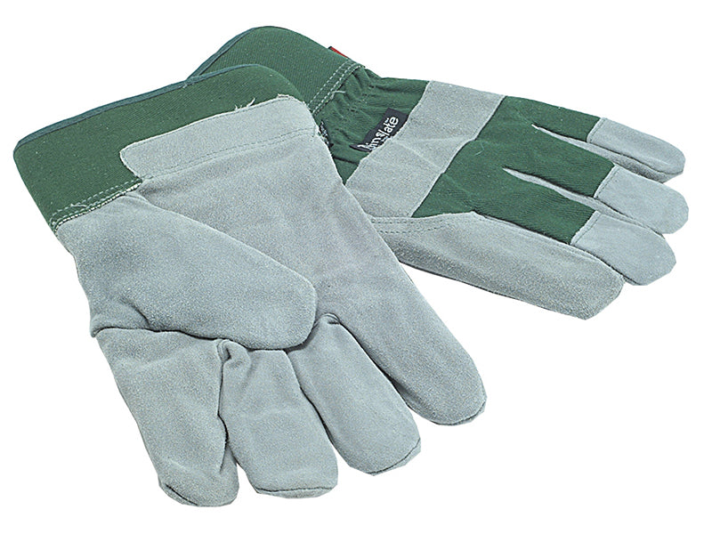 TGL412 Men's Fleece Lined Leather Palm Gloves - One Size, Town & Country