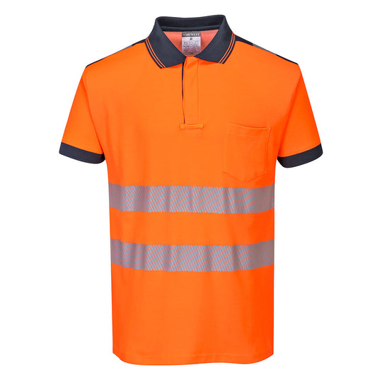 PW3 Hi-Vis Cotton Comfort Polo Shirt S/S, Morgans PW