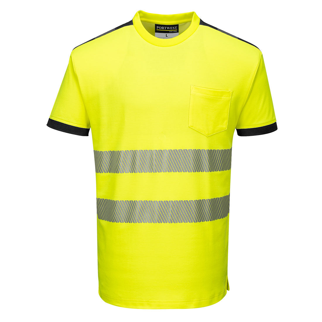 PW3 Hi-Vis Cotton Comfort T-Shirt S/S, Morgans PW