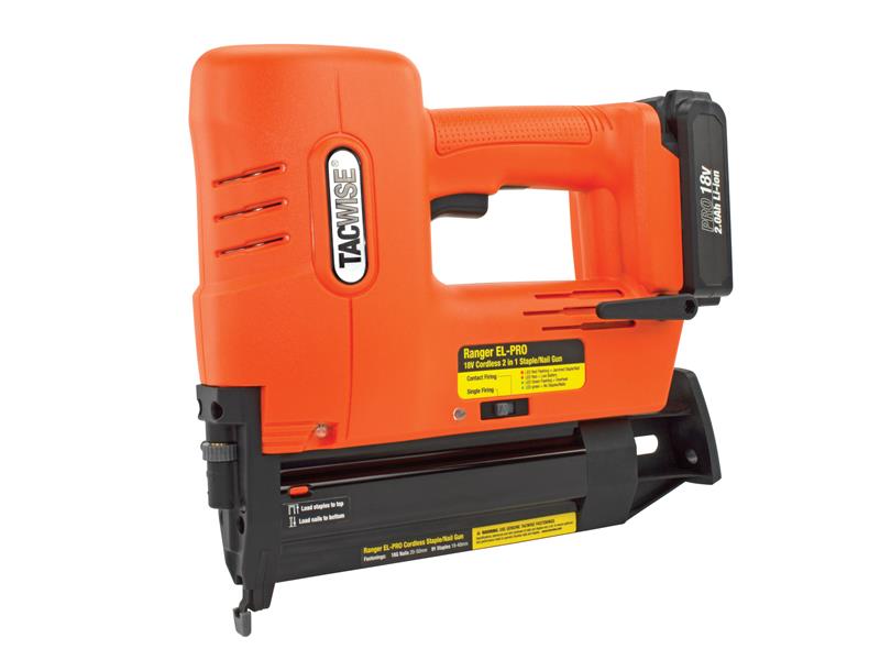 Ranger EL-Pro Cordless Staple/Nail Gun 18V, Tacwise