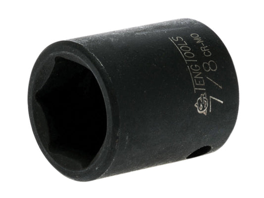 Impact Socket Hexagon 6-Point 1/2in Drive 7/8in, Teng