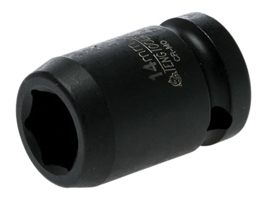 Impact Socket Hexagon 6-Point 1/2in Drive 14mm, Teng