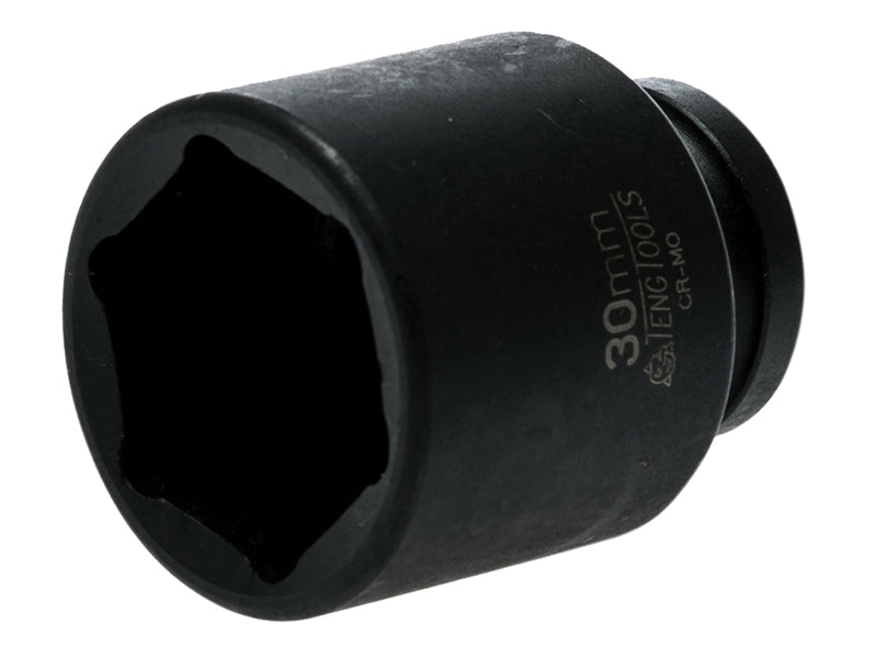 Impact Socket Hexagon 6-Point 1/2in Drive 30mm, Teng