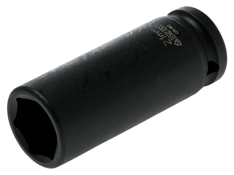 Deep Impact Socket Hexagon 6-Point 1/2in Drive 21mm, Teng