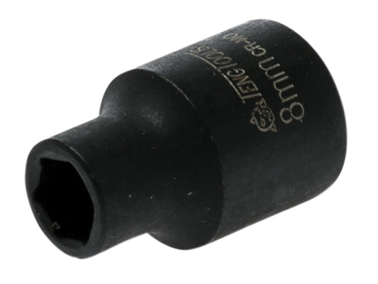 Impact Socket Hexagon 6-Point 3/8in Drive 8mm, Teng