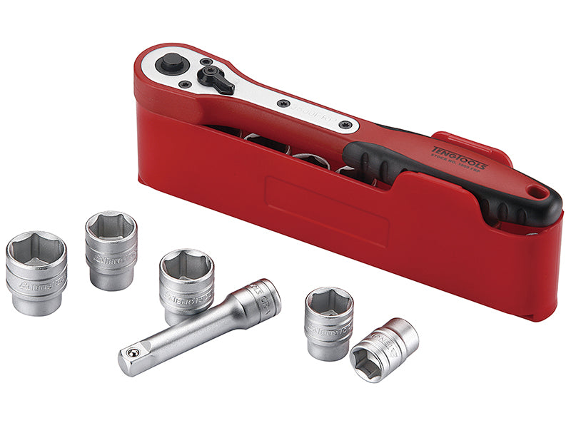 M1212N1 Basic Socket Set of 12 1/2in Drive, Teng