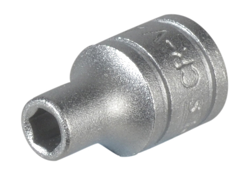 Hexagon Socket 6 Point Regular 1/4in Drive 9mm, Teng