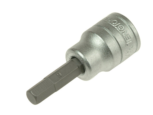 S2 Hex Socket Bit 3/8in Drive 5mm, Teng