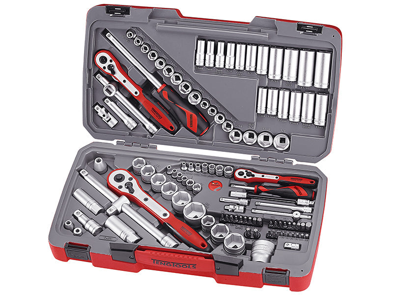 TM111 Tool Set of 111 Metric & AF 1/4in 3/8in & 1/2in Drive, Teng