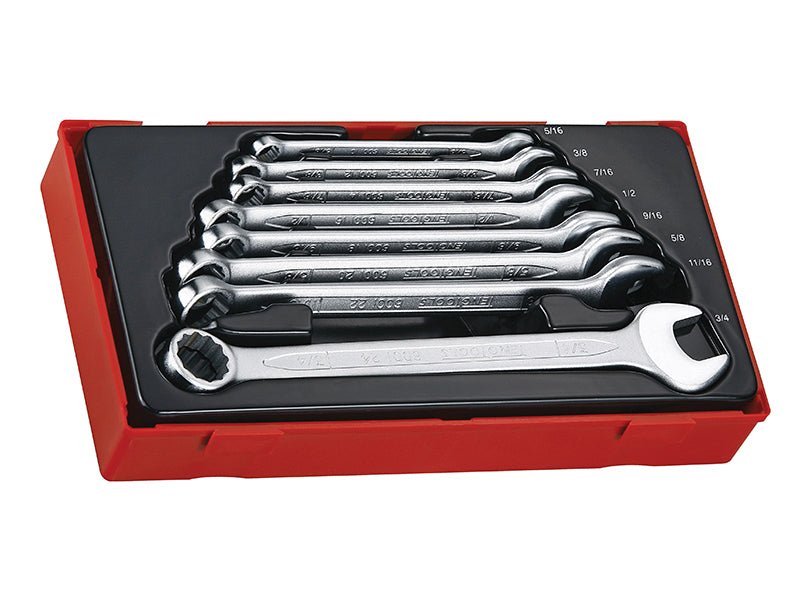 TT3592 A/F Combination Spanner Set, 8 Piece, Teng