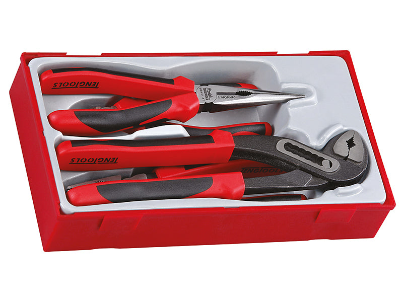 TT440T Mega Bite Pliers Set, 4 Piece, Teng