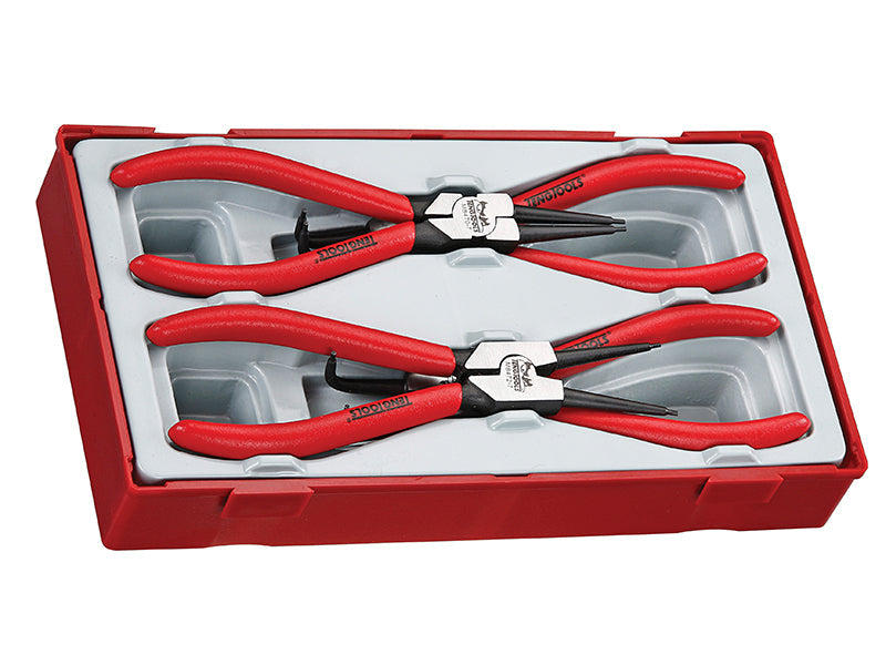 TT47-7 Mega Bite Circlip Pliers Set, 4 Piece, Teng