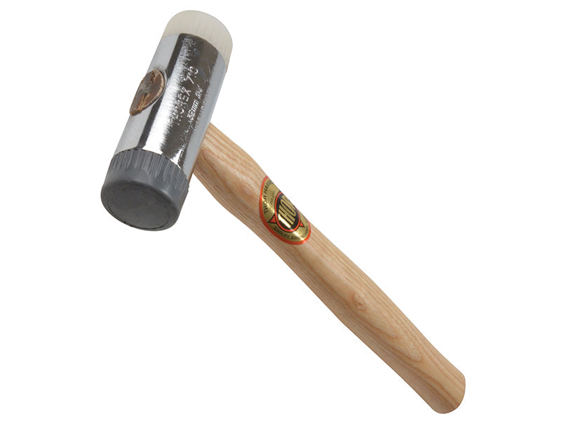 710R Soft & Hard Faced Hammer Wood Handle 32mm 385g, Thor