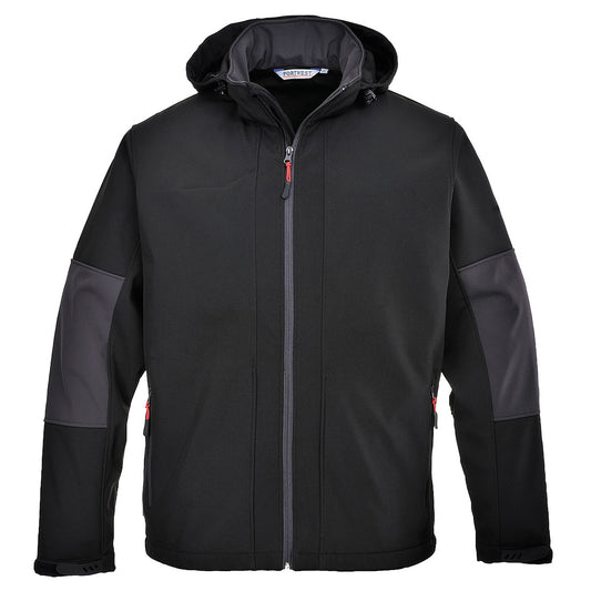 Softshell with Hood (3L), Morgans PW