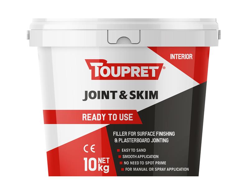 Ready To Use Joint & Skim 10kg, Toupret