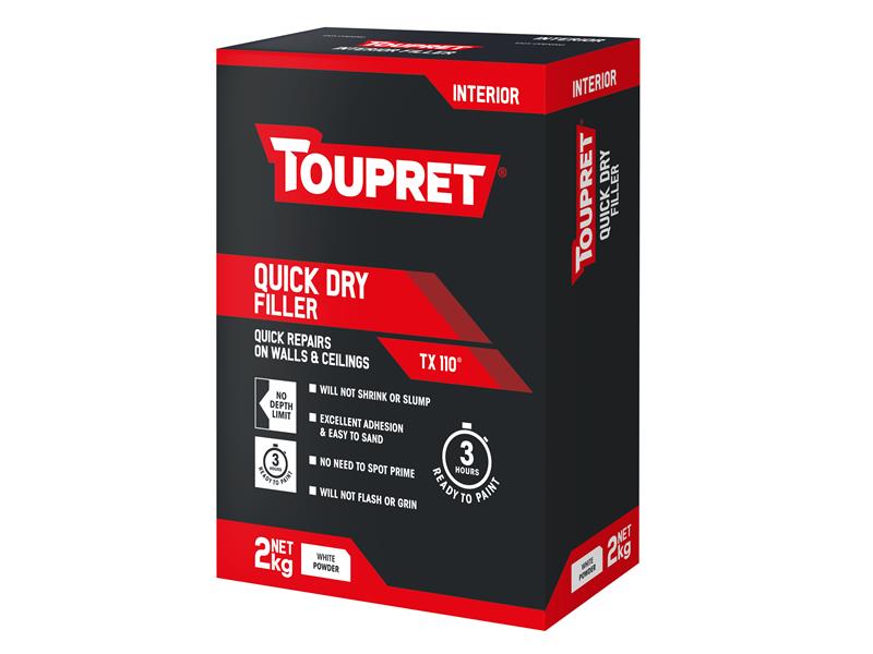 Quick Dry Filler 2kg, Toupret