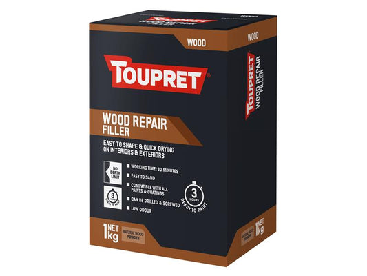 Wood Repair Filler 1kg, Toupret