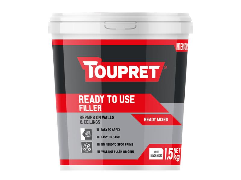 Ready To Use Filler 1.5kg, Toupret