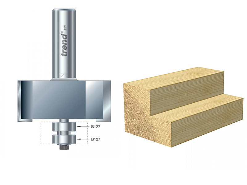 46/390 x 1/2 TCT Bearing Guided Rebater 22.5mm x 50.8mm, Trend