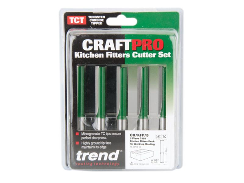 CR/KFP/5 Kitchen Fitters Set, 5 Piece, Trend