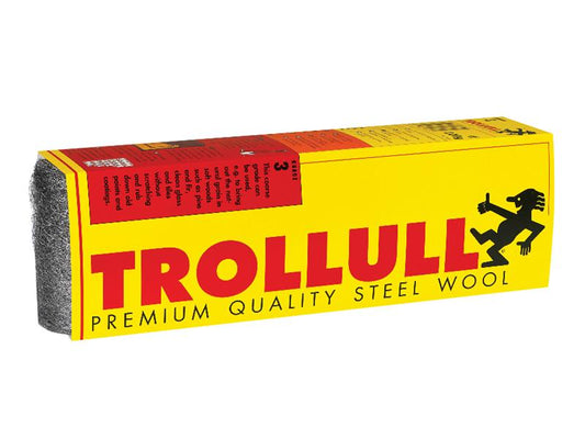 Steel Wool Grade 3 200g, Trollull