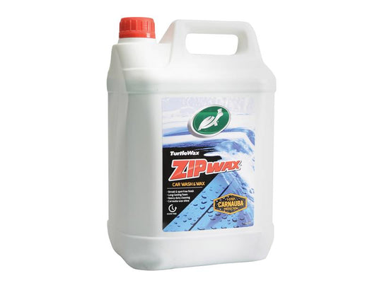 Zip Wax Car Wash & Wax 5 litre, Turtle Wax