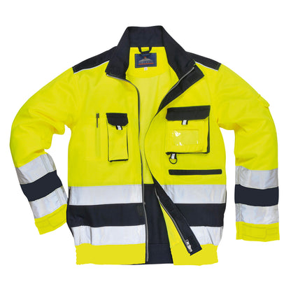 Lille Hi-Vis Contrast Bomber Jacket, Morgans PW