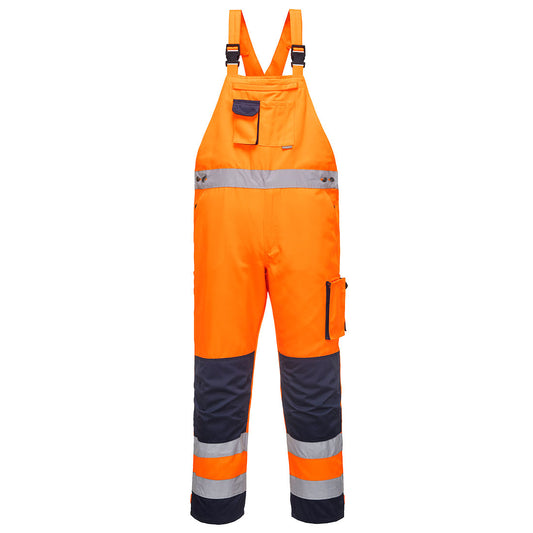 Dijon Hi-Vis Contrast Work Bib and Brace, Morgans PW